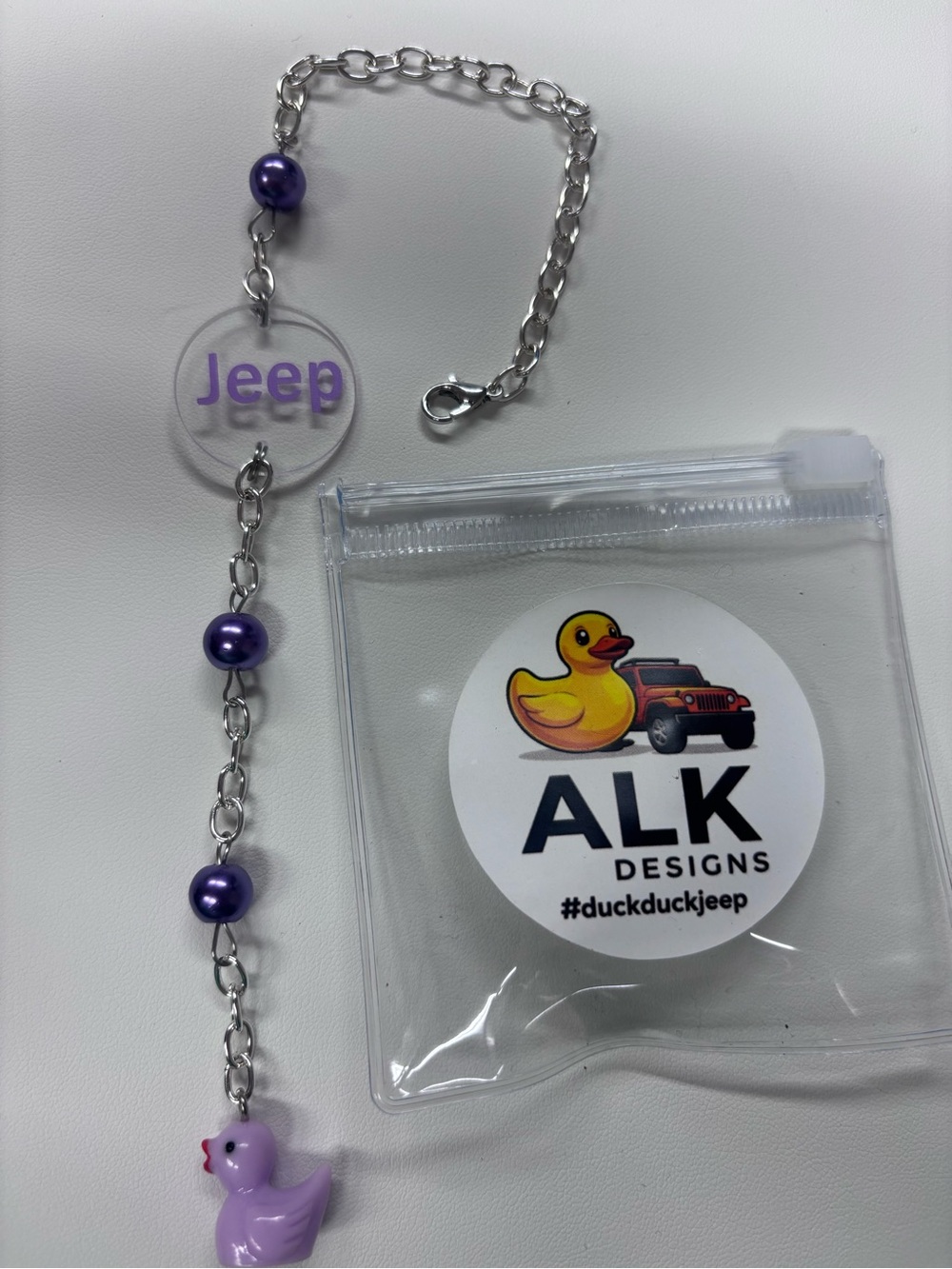 Jeep rearview mirror charm